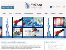 Tablet Screenshot of eutechsci.com